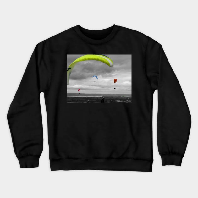 Paragliders Crewneck Sweatshirt by Graz-Photos